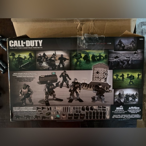Mega Bloks, Call of Duty, Seal Team, 06824, Opened Box, Majority Pieces Included - Picture 2 of 14
